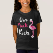 Onze Schattige Flamingo Cruise Kerstmis T-shirt (Voorkant)