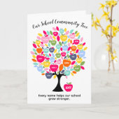 Onze School Gemeenschapsboom | PTA Fondsenwerving  Kaart (Gele Bloem)
