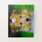 Onze Shetland Sheepdog Ons gezinsleven Legpuzzel (Verticaal)