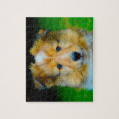 Onze Shetland Sheepdog Onze Huisdier Legpuzzel (Verticaal)