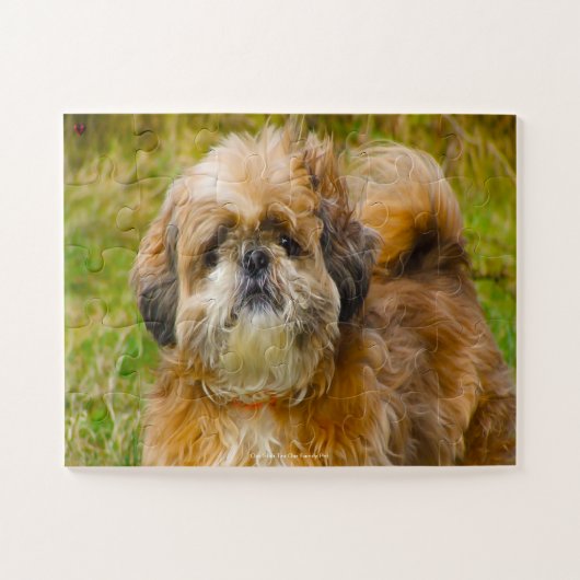 Onze Shih Tzu onze huisdier Legpuzzel (Horizontaal)