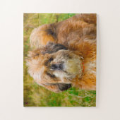 Onze Shih Tzu onze huisdier Legpuzzel (Verticaal)