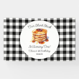 Onze Short Stack Pannenkoeken Ontbijt Verjaardagsf Spandoek