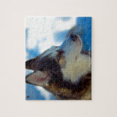 Onze Siberische echtgenoot Onze familie Pet Jigzaa Legpuzzel (Verticaal)