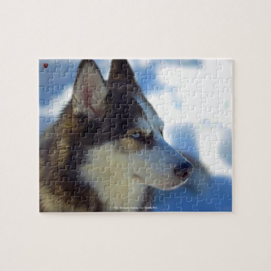 Onze Siberische echtgenoot Onze familie Pet Legpuzzel (Horizontaal)
