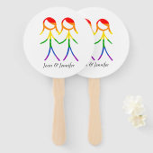 Onze speciale dag handwaaier (Voorkant en achterkant)