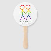 Onze speciale dag handwaaier (Achterkant)