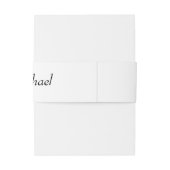 Onze speciale dag uitnodigingen wikkel (Achterkant Voorbeeld)