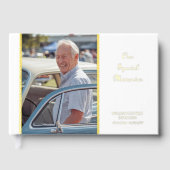 Onze speciale Herinneringen Memorial Foto Gold Gastenboek (Voorkant)