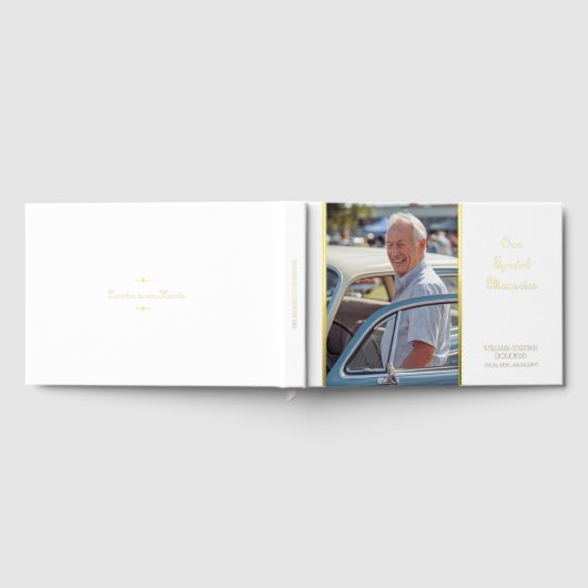 Onze speciale Herinneringen Memorial Foto Gold Gastenboek (Volledig)