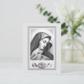 Onze Srouwe der Sorrows katholieke revolutie Briefkaart (Staand voorkant)