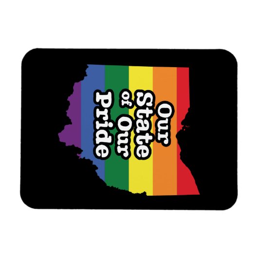 Onze staat van onze trots | Ohio Magneet (Horizontaal)