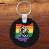 Onze staat van onze trots | Ohio Sleutelhanger (Voorkant)