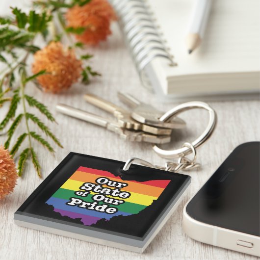 Onze staat van onze trots | Ohio Sleutelhanger (Voorkant Rechts)