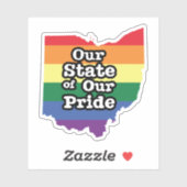 Onze staat van onze trots | Ohio Sticker (Vel)