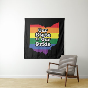 Onze staat van onze trots   Ohio Wandkleed