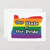 Onze staat van onze trots | Oregon Briefkaart (Voorkant / Achterkant)