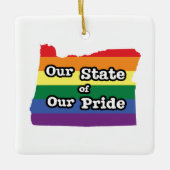 Onze staat van onze trots | Oregon Keramisch Ornament (Voorkant)