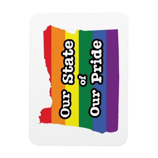 Onze staat van onze trots | Oregon Magneet (Verticaal)
