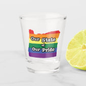 Onze staat van onze trots | Oregon Shot Glas (Voorkant)