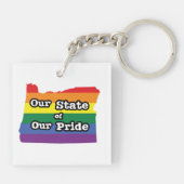 Onze staat van onze trots | Oregon Sleutelhanger (Achterkant)