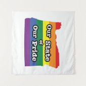 Onze staat van onze trots | Oregon Wandkleed (Voorkant (horizontaal))