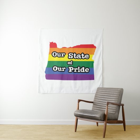 Onze staat van onze trots | Oregon Wandkleed (In situ)