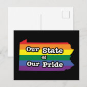 Onze staat van onze trots | Pennsylvania Briefkaart (Voorkant / Achterkant)