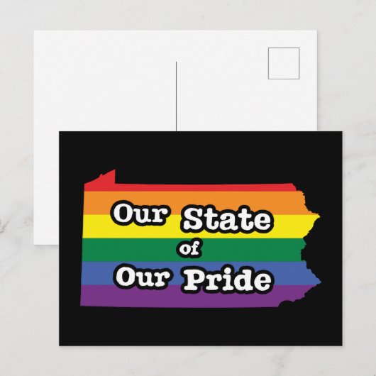 Onze staat van onze trots | Pennsylvania Briefkaart (Voorkant / Achterkant)