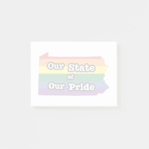 Onze staat van onze trots Pennsylvania Post-it® Notes