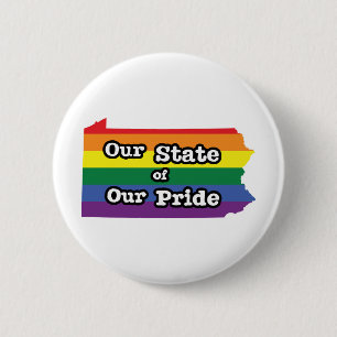 Onze staat van onze trots   Pennsylvania Ronde Button 5,7 Cm