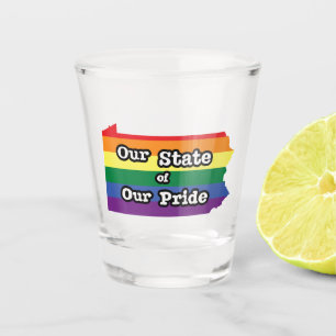 Onze staat van onze trots Pennsylvania Shot Glas