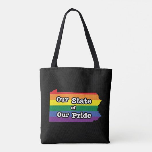 Onze staat van onze trots | Pennsylvania Tote Bag (Achterkant)