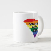 Onze staat van onze trots | South Carolina Grote Koffiekop (Voorkant rechts)