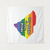 Onze staat van onze trots | South Carolina Wandkleed (Voorkant (horizontaal))