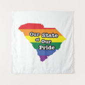 Onze staat van onze trots | South Carolina Wandkleed (Voorkant)