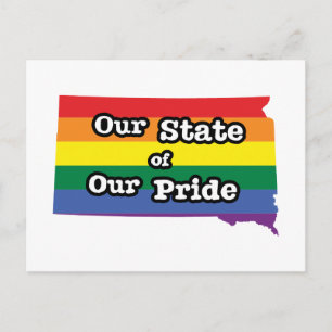 Onze staat van onze trots South Dakota Briefkaart