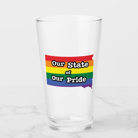 Onze staat van onze trots | South Dakota Glas (Voorkant)