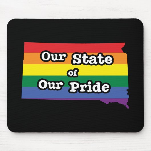 Onze staat van onze trots | South Dakota Muismat (Voorkant)