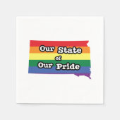 Onze staat van onze trots | South Dakota Servet (Voorkant)