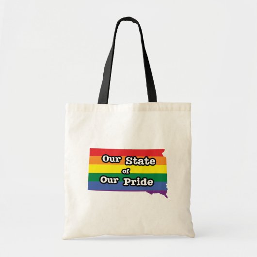 Onze staat van onze trots | South Dakota Tote Bag (Voorkant)