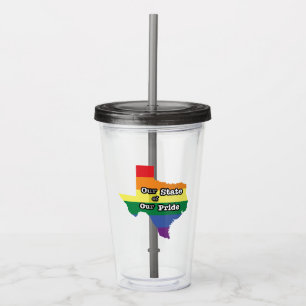 Onze staat van onze trots Texas Acryl Drinkbeker