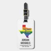 Onze staat van onze trots | Texas Bagagelabel (Voorkant verticaal)