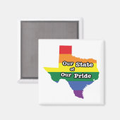 Onze staat van onze trots | Texas Magneet (Voorkant / Achterkant)