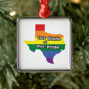 Onze staat van onze trots Texas Metalen Ornament