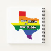 Onze staat van onze trots | Texas Notitieboek (Achterkant)