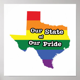Onze staat van onze trots   Texas Poster