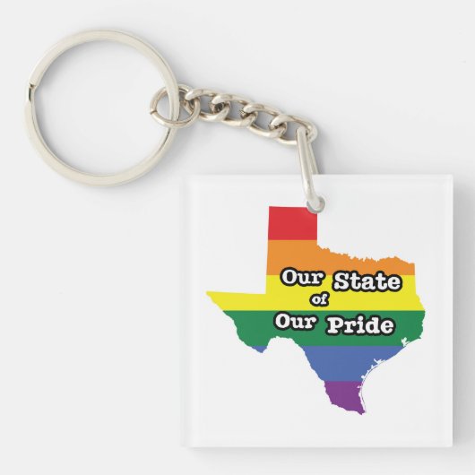 Onze staat van onze trots | Texas Sleutelhanger (Voorkant)