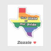 Onze staat van onze trots | Texas Sticker (Vel)