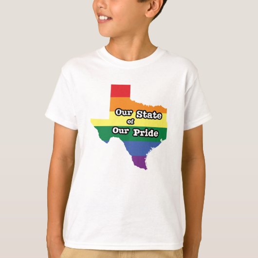 Onze staat van onze trots | Texas T-shirt (Voorkant)
